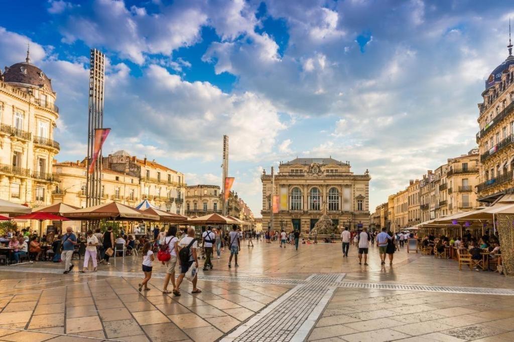 Magnifique T3 Quartier Pres D'Arenes Tram Au Pied De L'Immeuble Apartamento Montpellier Exterior foto